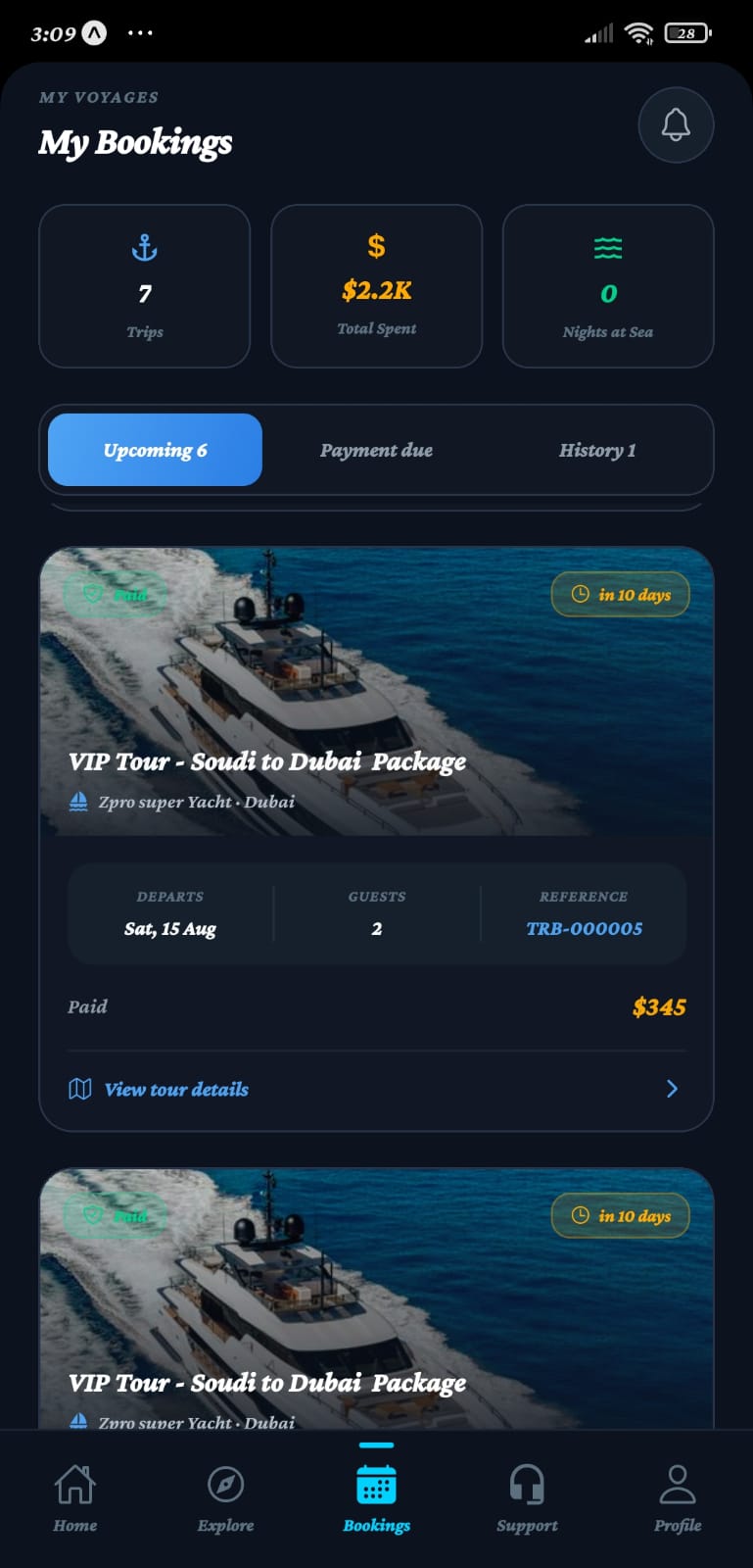 Bookings
